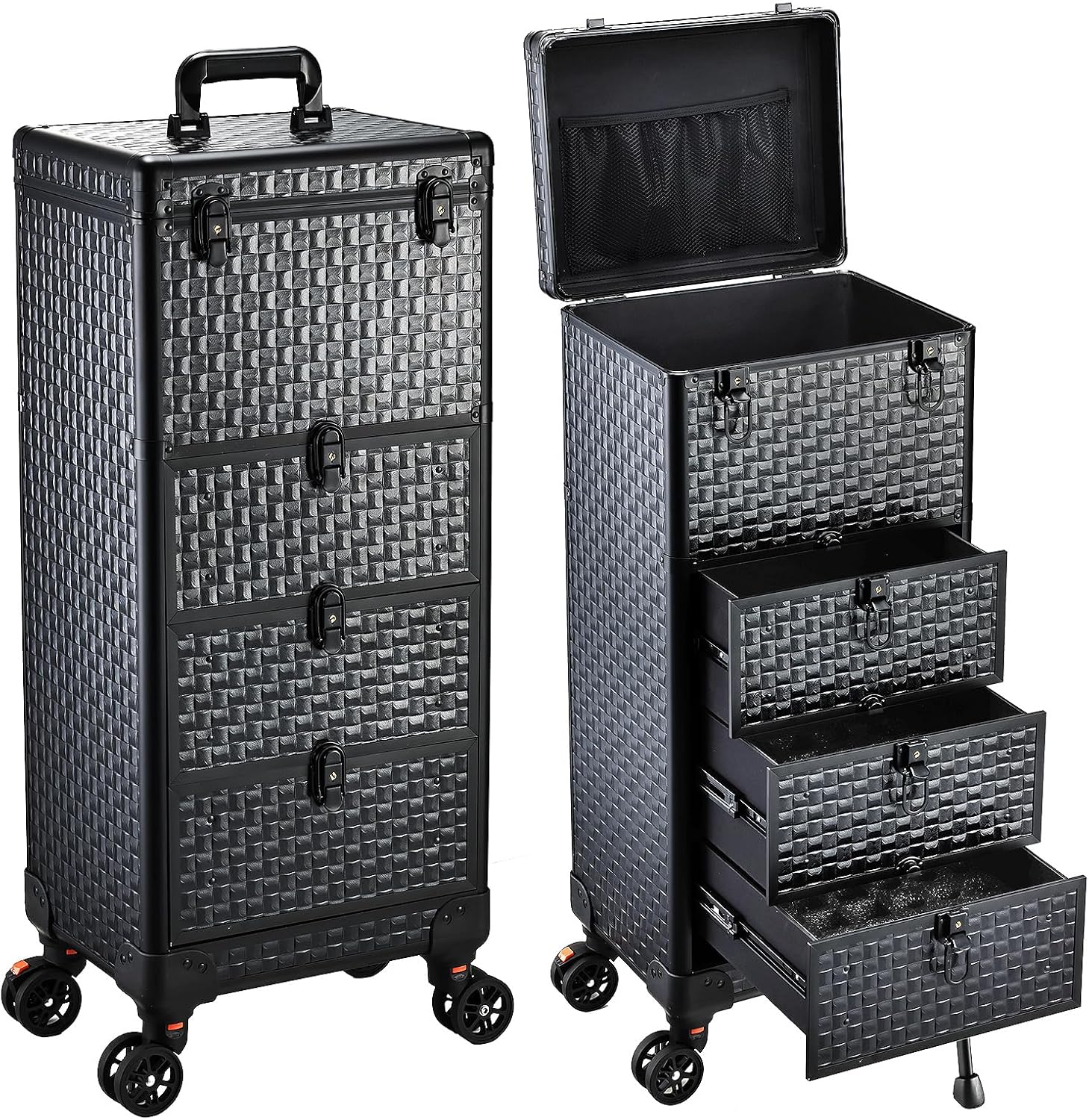 Spa & Wellness Paradies Braunschweig - Rolling Salon Cart with 3 Drawers,