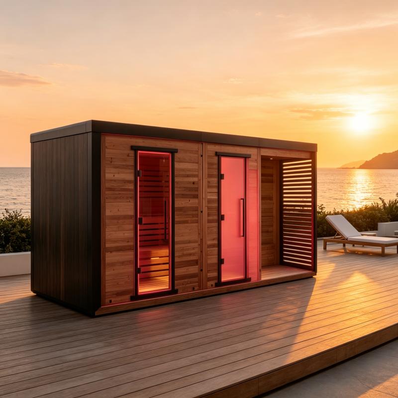 Spa Wellness Usa - Customized Outdoor Sauna House Premium Wooden