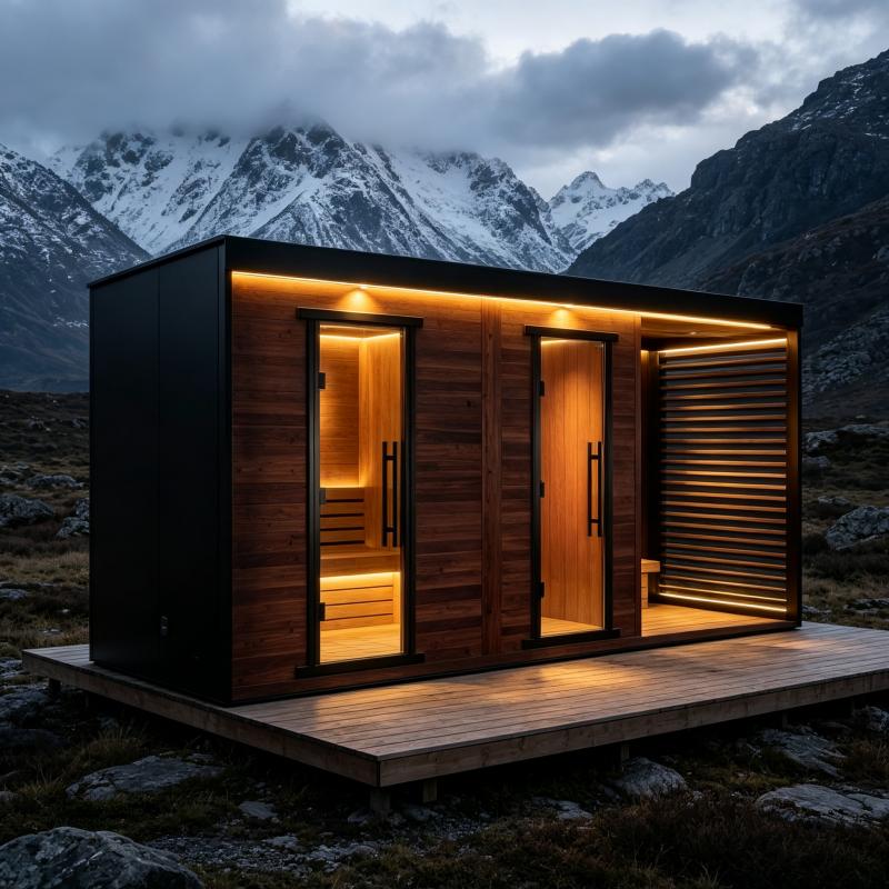 Spa Wellness Usa - Customized Steam Sauna Room Premium Wood