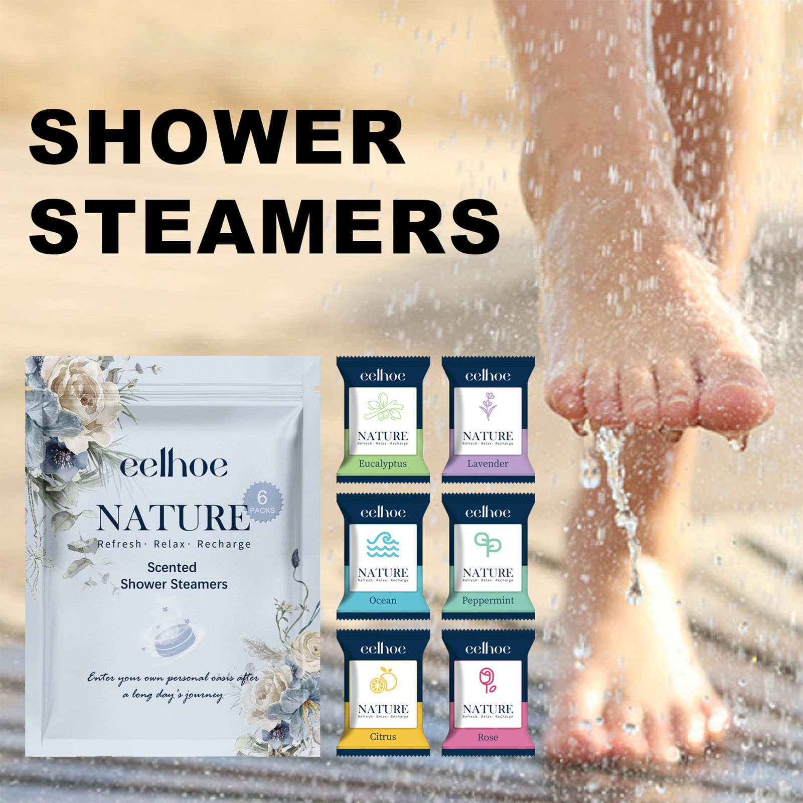 6pcs Aromatherapy Shower Table - Shower Steamer Tablet review and price