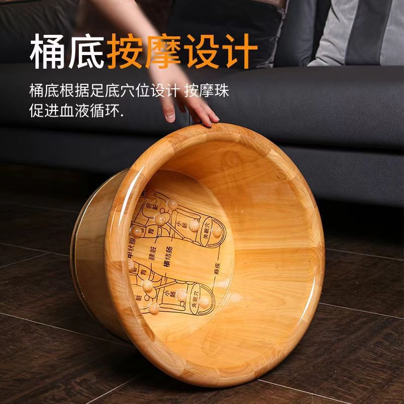 Cedar Wood Foot Soaking Bucket - Spa & Wellness Paradies Braunschweig review and price