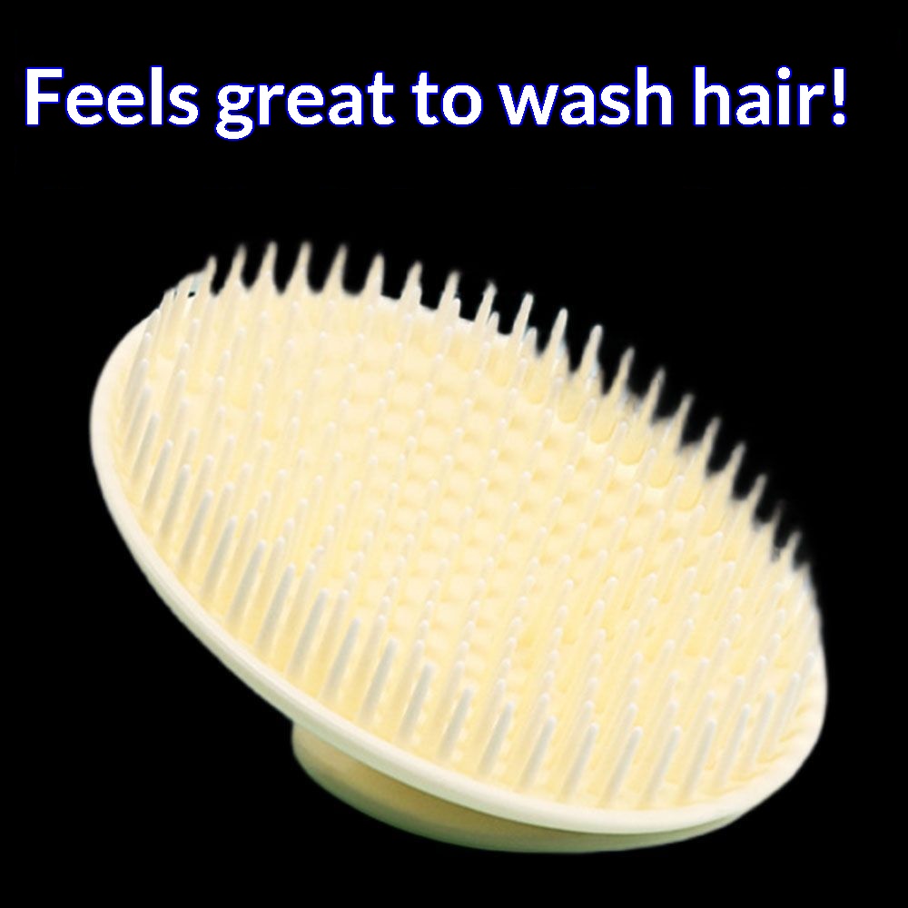 Soft Silicone Scalp Massager S - Dry Brush Body review and price