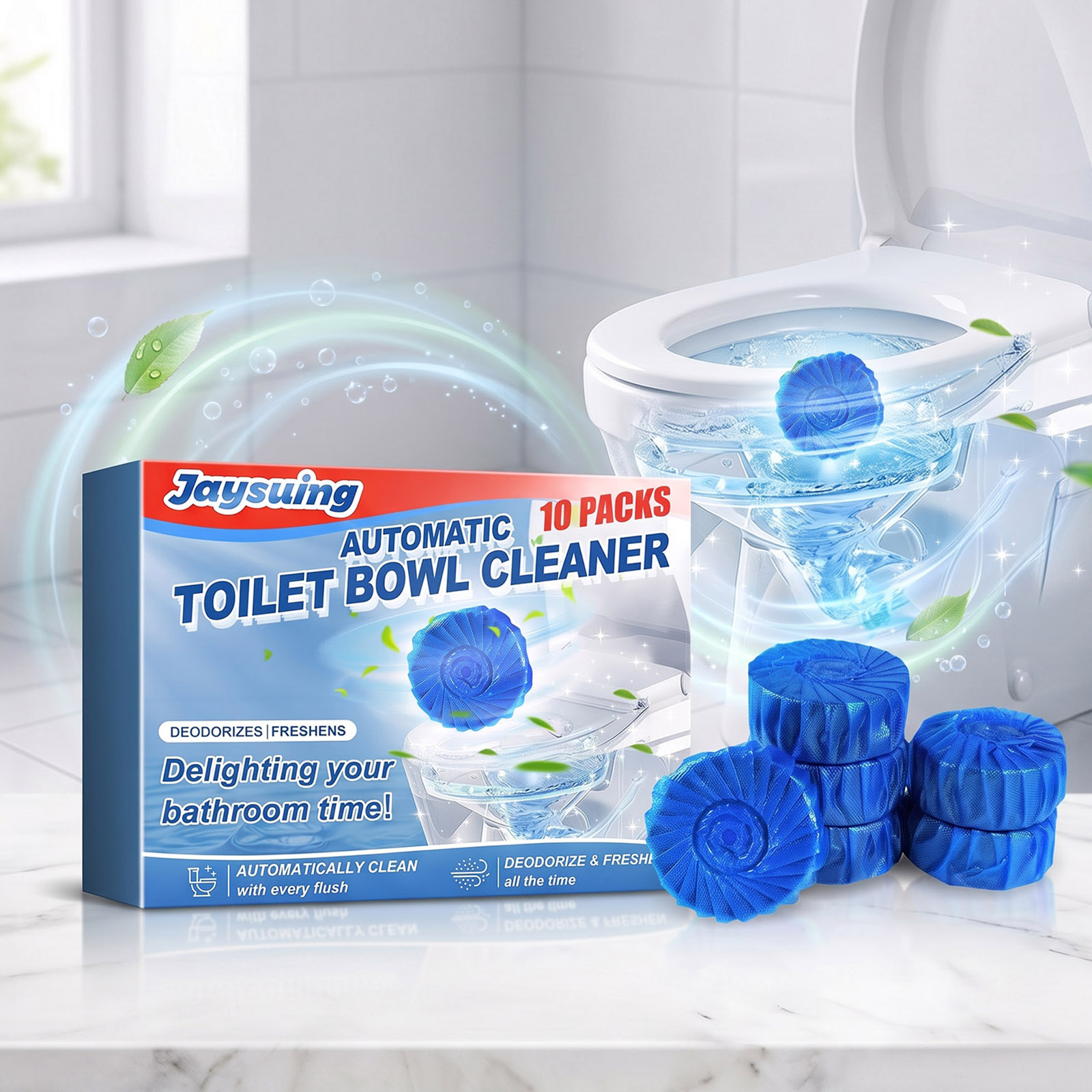 Toilet Bowl Cleaner Blocks Blu - Shower Steamer Tablet review and price