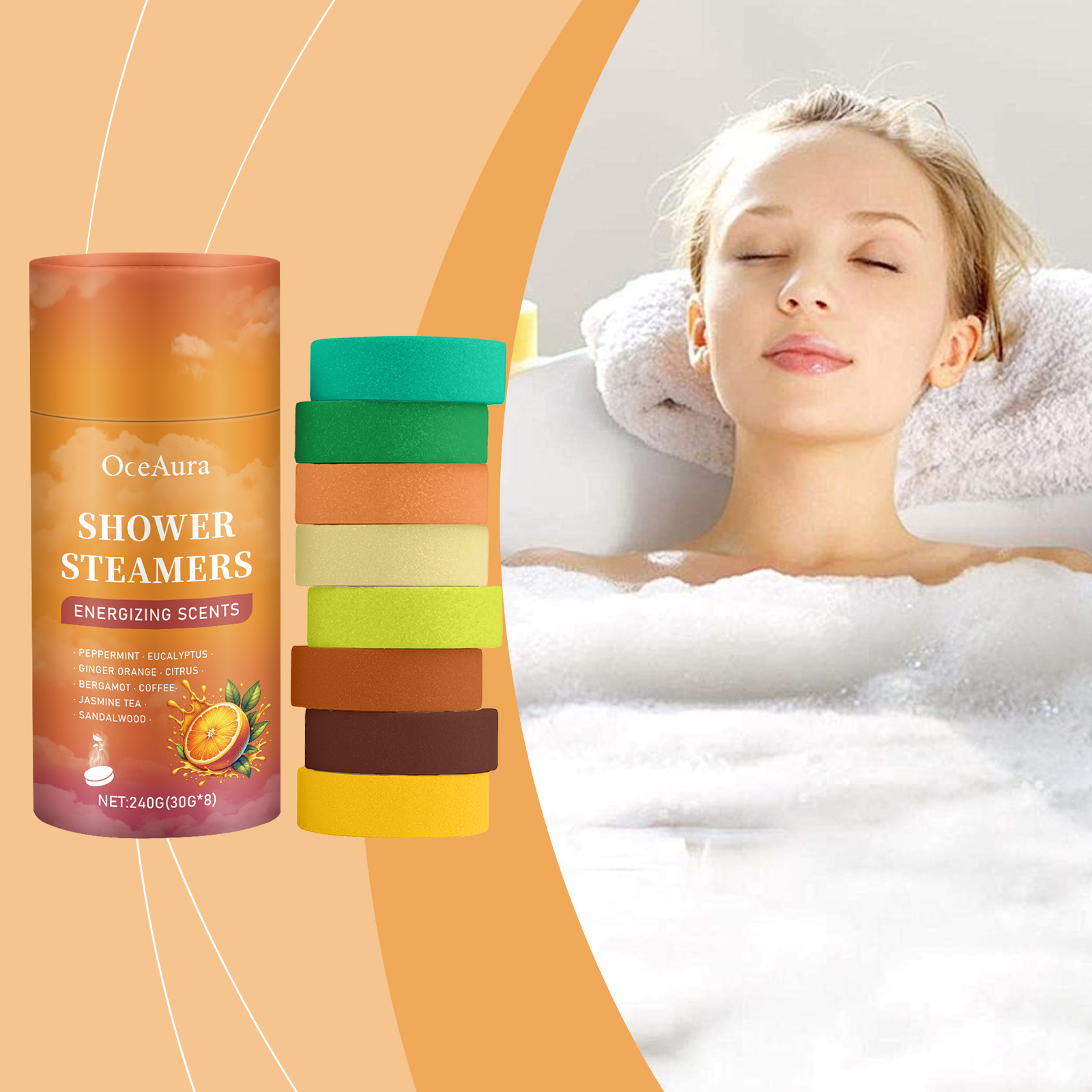 8PCS Shower Steamers Aromather - Shower Steamer Tablet review and price